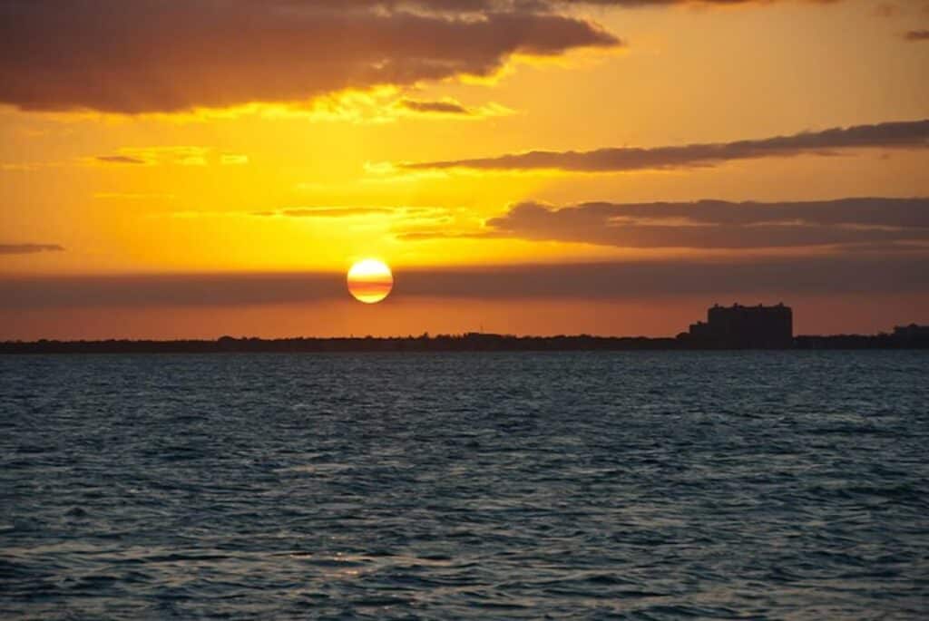 Croisiere Millionaire's Homes au coucher de soleil