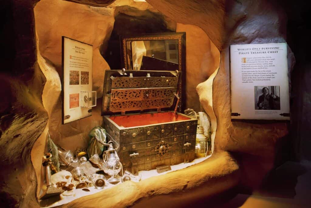 Entrée au musée des pirates et des trésors