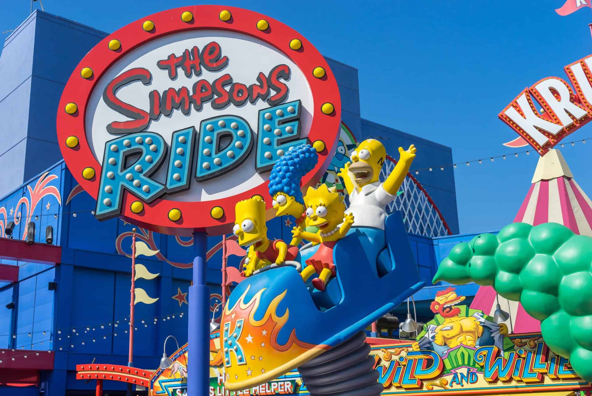 universal studio the simpsons ride