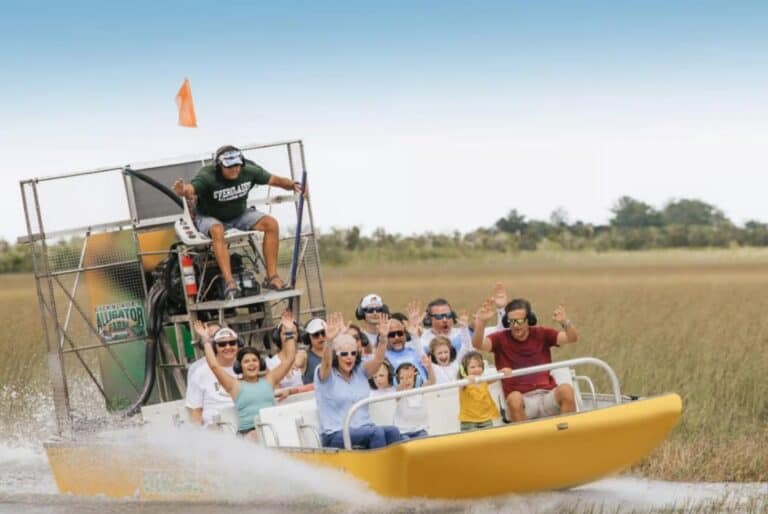 Airboat et ferme aux alligators 