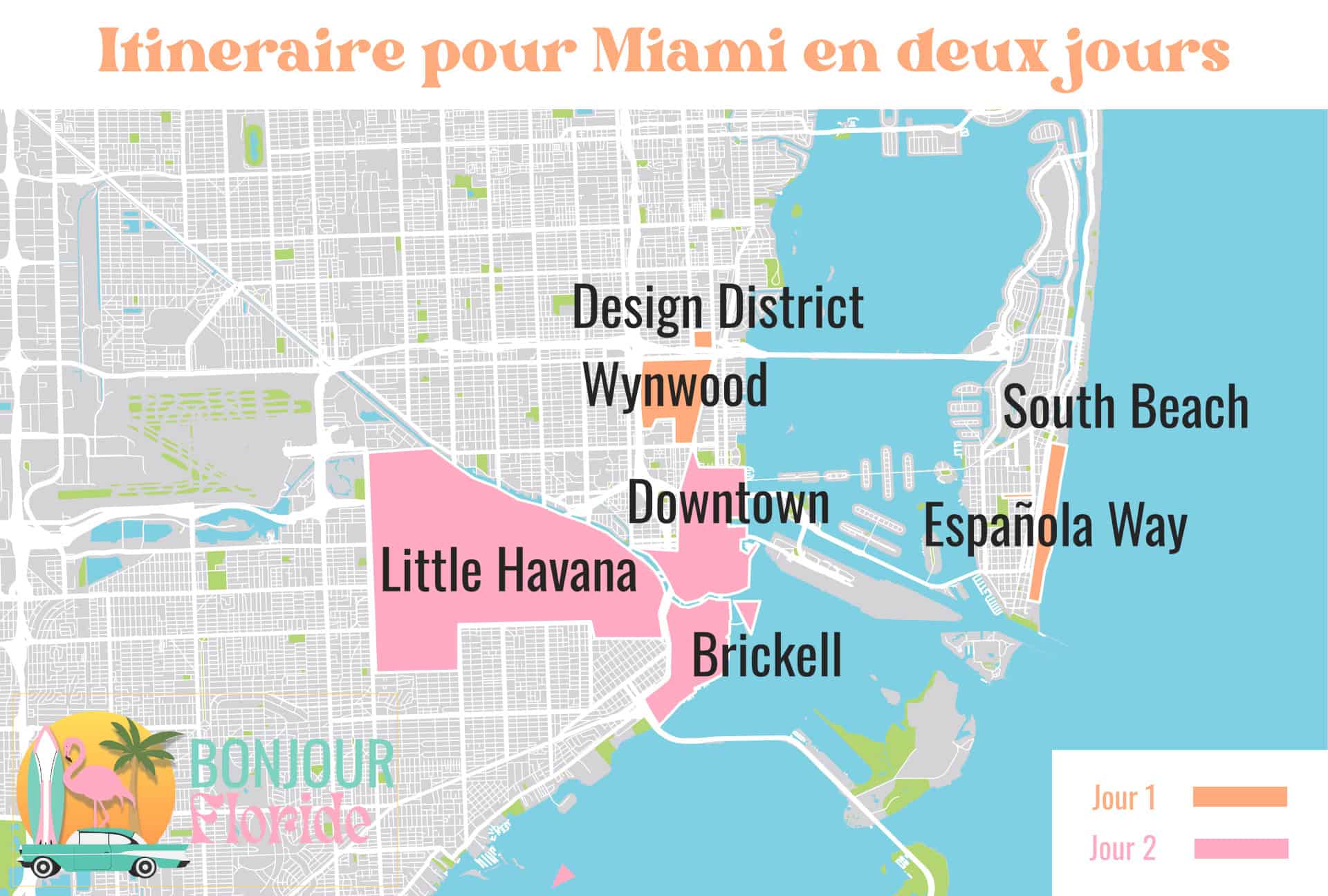 miami 3 jours map bfl miami 3 jours map bfl